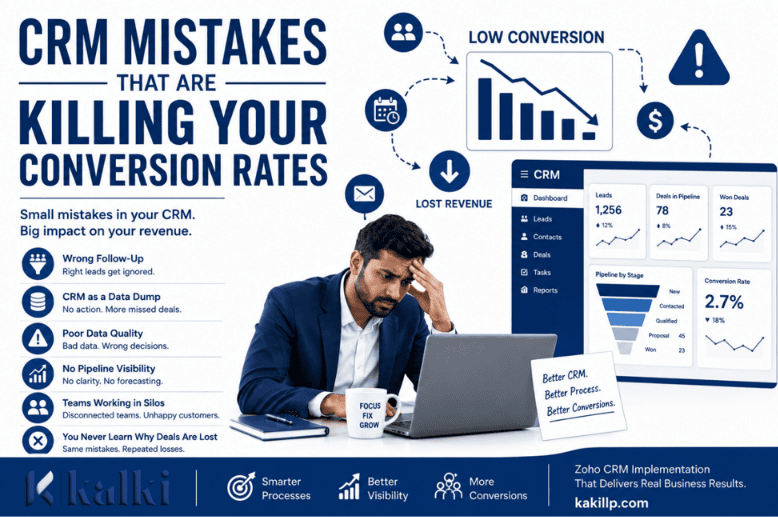 CRM Mistakes That Are Killing Your Conversion Rates
